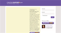 Desktop Screenshot of cheatingsupport.com