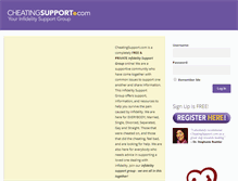 Tablet Screenshot of cheatingsupport.com